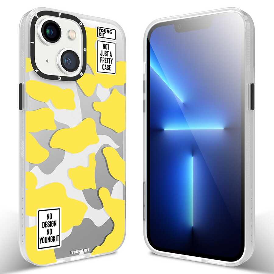 iPhone 13 Kılıf YoungKit Kamuflaj Serisi Kılıf - 1 iPhone 13 Kılıf YoungKit Kamuflaj Serisi Kılıf - 1